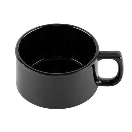GET BF-080-BK Cups & Mugs Black Melamine 11 Oz. 4" Mug - 24/Case