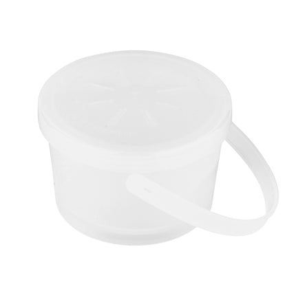 GET EC-07-1-CL Eco-Takeouts Clear Polypropylene 12 Oz. 4.25" Soup Container With Lid & Handle - 12/Case