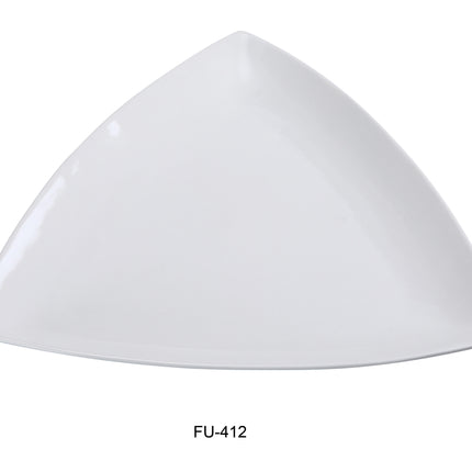 Yanco FU-412 Fuji China 12" Triangle Plate