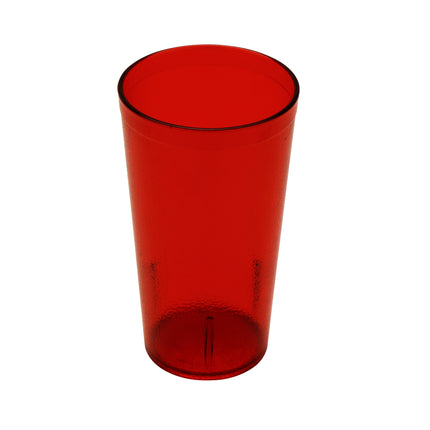 GET 6616-1-R Red SAN-Plastic 16 Oz. Textured Tumbler - 72/Case