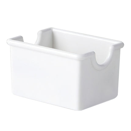 GET SC-66-W White SAN-Plastic 3.5" X 2.5" Plastic Sugar Caddy - 24/Case