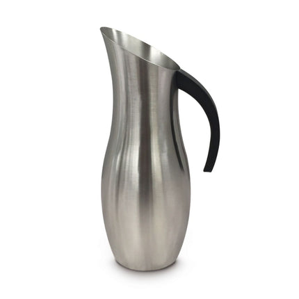 GET P-64-BSS Silver Stainless Steel 64 Oz. Pitcher With Handle - 12/Case