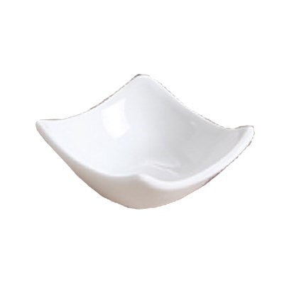 Yanco LK-303 China 3" Square Sauce Dish 3 Oz