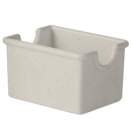 GET SC-66-IR Ivory SAN-Plastic 3.5" X 2.5" Plastic Sugar Caddy - 24/Case