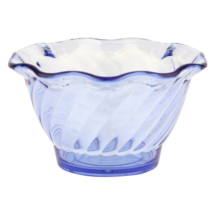 GET DD-50-BL Blue SAN-Plastic 5 Oz., 3.75" Dessert Dish - 48/Case