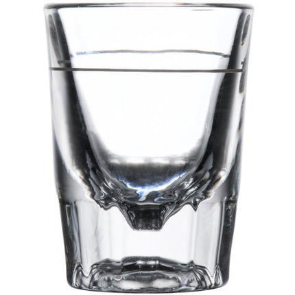 Libbey 5126/A0007 2 oz. Fluted Shot Glass with 1 oz. Pour Line - 48/Case