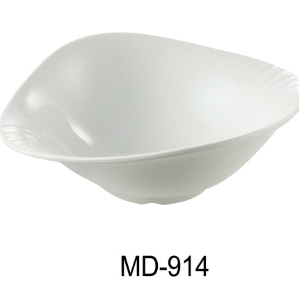 Yanco MD-914 Milando Melamine 14" x 11 3/4" x 4" Bowl 120 Oz