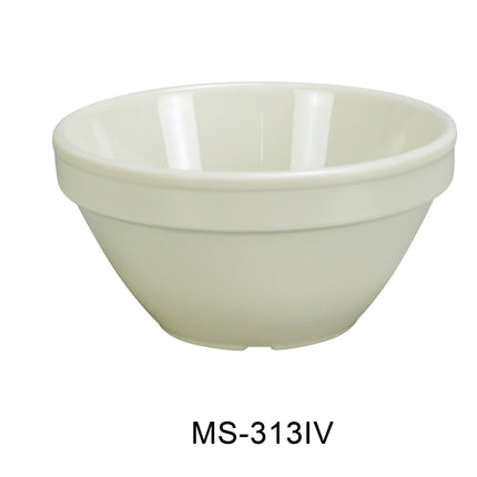 Yanco MS-313IV Melamine 4 1/4" x 2 1/4"H Bouillon Cup - 8 Oz Ivory