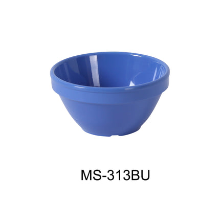 Yanco MS-313BU Melamine 4 1/4" x 2 1/4"H Bouillon Cup - 8 Oz Blue