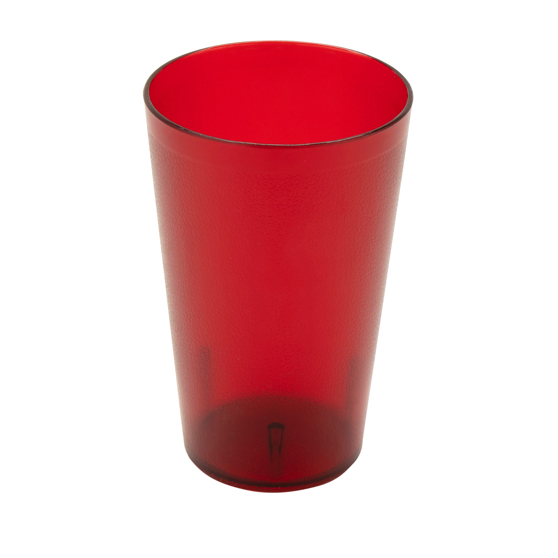 GET 5032-1-R 32 oz. Red Customizable SAN Plastic Pebbled Tumbler - 48/Case