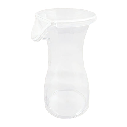 GET BW-1025-PC-CL Clear Polycarbonate 8.4 Oz. 3" Decanter With Lid - 12/Case