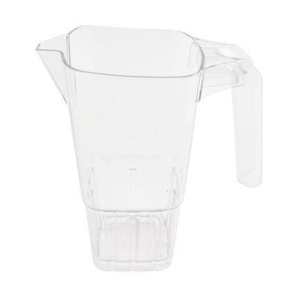 GET BP-64-CL Clear SAN-Plastic 64 Oz. Stackable Pitcher - 12/Case