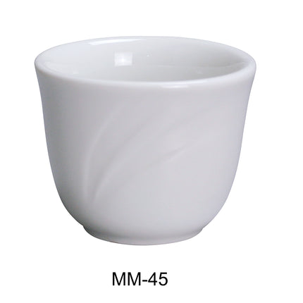 Yanco MM-45 Miami China 3" Chinese Tea Cup 4.5 Oz