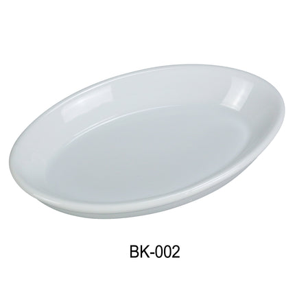 Yanco BK-002 Accessories China 7" x 4" Baker Oval 8 Oz