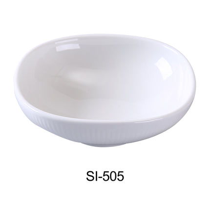 Yanco SI-505 Siena China 4 1/2"  X 1 1/2" Sauce Dish 6 Oz