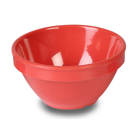 Yanco MS-313RD Melamine 4 1/4" x 2 1/4"H Bouillon Cup - 8 Oz Orange Red