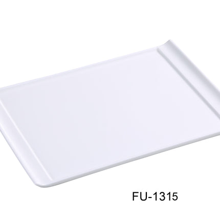 Yanco FU-1315 Fuji China 15 3/4" x 11" Rectangular Display Plate