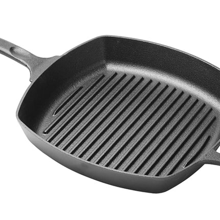 Winco CAGP-10S FireIron™ Cast Iron Grill Pans, Square