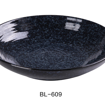 Yanco BL-609 Blue Star China 9" x 1-7/8" Salad/Pasta Bowl 28 Oz