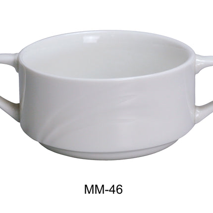 Yanco MM-46 Miami China 3 7/8" Bouillon With Handle 6 Oz