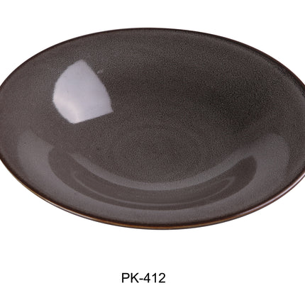 Yanco PK-412 Peacock China 12-1/2" x 2-1/8" Pasta Plate 25 Oz