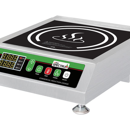 Winco EICS-18 14-3/16" Commercial Electric Induction Cooker with Digital Controls - 120V, 1800W