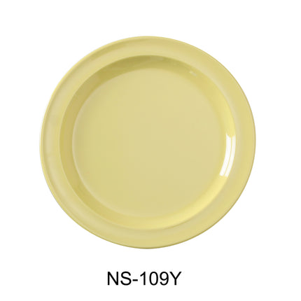 Yanco NS-109Y Nessico Melamine 9" Round Dinner Plate Yellow