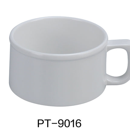 Yanco PT-9016 Pine Tree Melamine 4" x 4 5/8" Soup Mug - 8 Oz