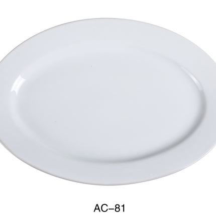 Yanco AC-81 ABCO China 18" x 13" Platter