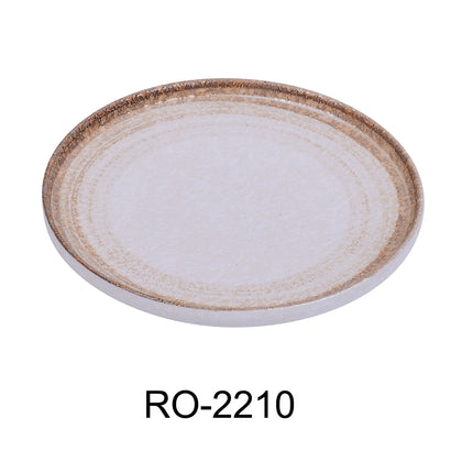 Yanco RO-2210 Rockeye-2 China 10" x 1 1/8" Round Plate