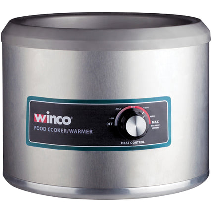 Winco FW-11R500 11 Qt. Round Food Cooker / Warmer