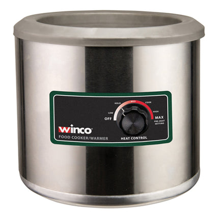 Winco FW-7R500 7 Quart Electric Round Food Cooker / Warmer
