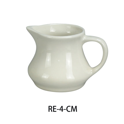 Yanco RE-4-CM Recovery China 2 1/2" x 3 1/4" Creamer 4 Oz American White