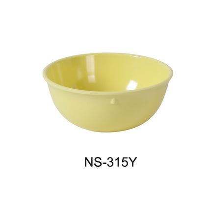 Yanco NS-315Y Nessico Melamine 5 1/4" Nappie 15 Oz Yellow