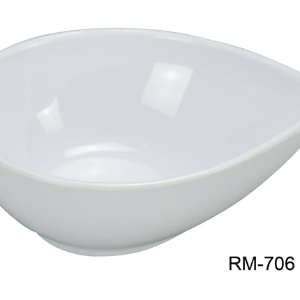 Yanco RM-706 Rome Melamine 5 3/4" x 4 1/2" x 2" Waterdrop Shape Dish 10 Oz