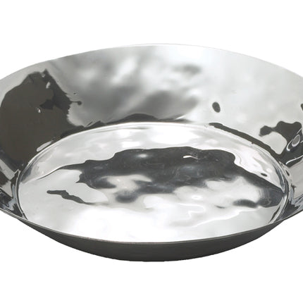 Winco HPR-10 10 1/4" Stainless Steel Round Display Tray