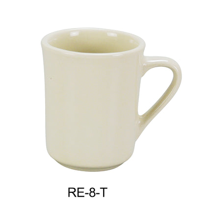 Yanco RE-8-T Recovery China 3" Tierra Mug 8 Oz