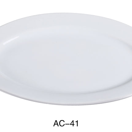 Yanco AC-41 ABCO China 13 3/4" x 10" Platter