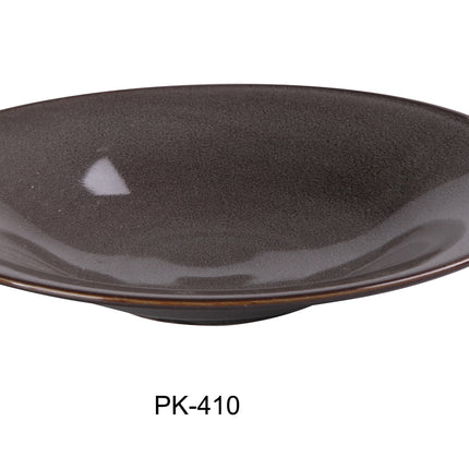 Yanco PK-410 Peacock China 10-1/2" x 1-7/8" Soup/Salad Plate 15 Oz