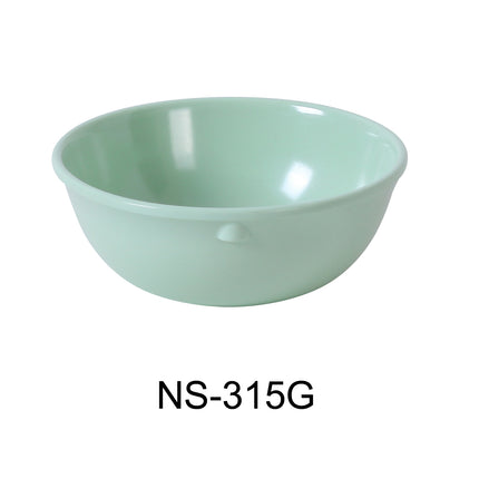 Yanco NS-315G Nessico Melamine 5 1/4" Nappie 15 Oz Green