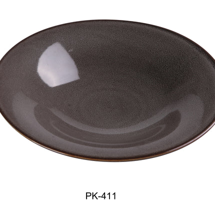 Yanco PK-411 Peacock China 11-1/2" x 2" Soup/Salad Plate 20 Oz