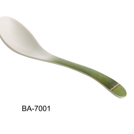 Yanco BA-7001 Bamboo Style Melamine 8" Spoon