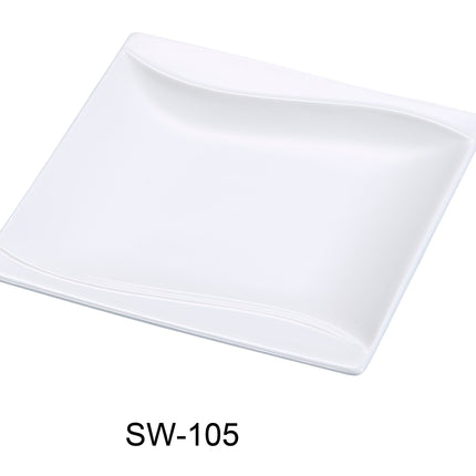 Yanco SW-105 China 4 1/2" Square Plate