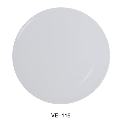 Yanco VE-116 Venice Melamine 16" Round Pizza Plate