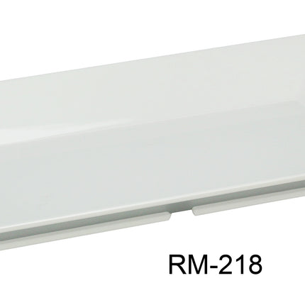 Yanco RM-218 Rome Melamine 18 X 10 1/2" Rectangular Plate