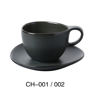 Yanco CH-001 Champs China 3 1/2" x 2 3/4" Coffee Cup 7 Oz