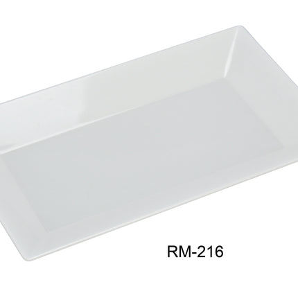 Yanco RM-216 Rome Melamine 16 X 9 1/2" Rectangular Plate