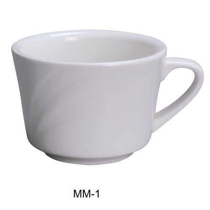 Yanco MM-1 Miami China 3 1/2" Coffee/Tea Cup 7.5 Oz