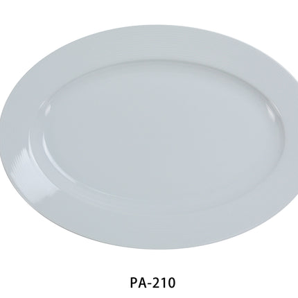 Yanco PA-210 China 10 5/8" x 7 1/2" Platter