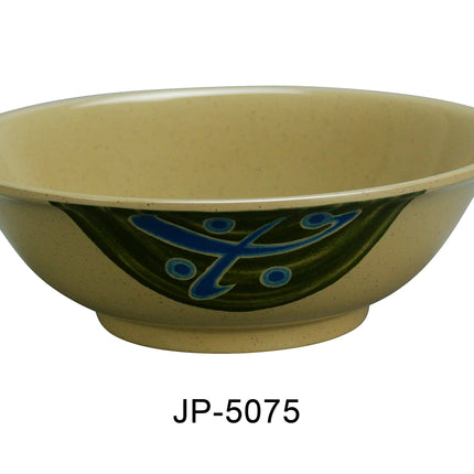 Yanco JP-5075 Japanese Melamine 9" Soup Bowl 48 Oz